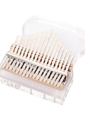 极速17Keys Kahlimba Transparent Thumb Piano Concave Musical