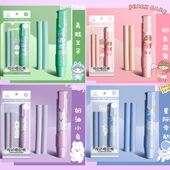 Paw Eraser Cute 极速1pcs Pencil Cat pull Push Kawaii YPen