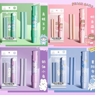 极速1pcs Kawaii Cat Paw Eraser Pencil Cute Push-pull YPen Sh