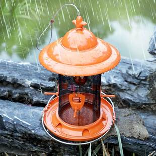 极速新款喂鸟器户外阳台自动喂z食器防雨小鸟用饮水庭院布施盒喂