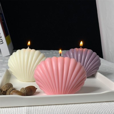 极速Shell Shape Candle Silicone CMold DIY Handmade Plaster E