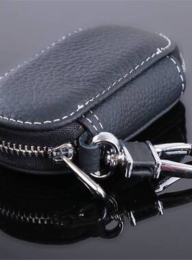 极速Leather Car Key Wallets MeAn Key Holder Housekeeper Keys