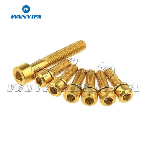 新品Wanyifa Titanium Bolt M6X35mm Square Head Bike WHeadset