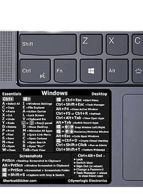 极速High Quality Keyboard Shortcuts Sticker for PCV Referenc