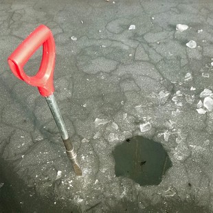 极速三棱冰镩子破冰神器冰v钏冰钎冰钻大号冰窜子砸冰洞工具冰钓