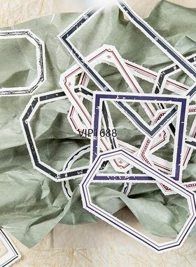 极速Retro Material paper Notye Series Tickets Memo Paper Not