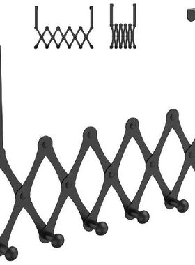 极速Hooks Over The Door 6 Hooks Home BathroomP Organizer Rac