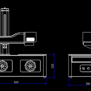 极速小型便携式桌面光纤激光打标机机柜不占空间Y电脑一体式
