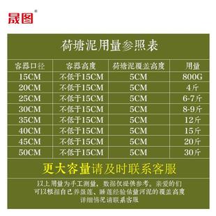 极速种花土塘泥荷l花河塘泥淤泥碗莲睡莲专用塘泥淤泥天然荷塘泥
