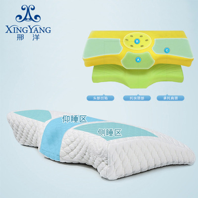 新品Dual core memory pillow slow Drebound pillow cervical pi