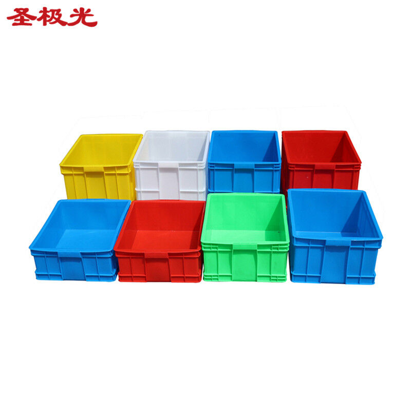 极速周转箱556*415*190工业储物盒仓储物料盒可R定制701732白色