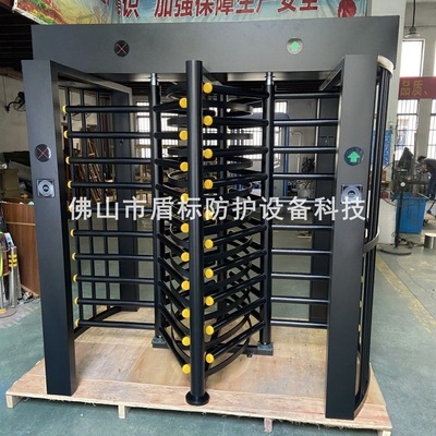 无需人员值守电动刷卡栅栏人行通道闸 双项全高旋转闸机 源头工厂