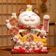 招财猫自动招手新款 饰品 2024年吸财人财两旺客厅电视柜摇手摆件装
