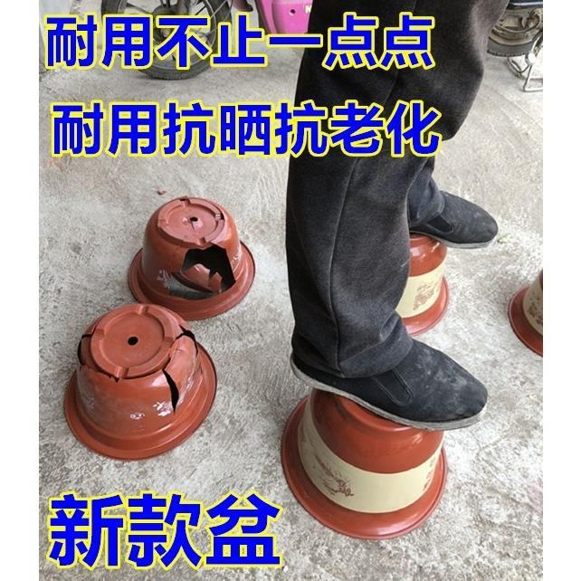 双倍加厚特巨大号仿陶瓷EAQ花盆塑料财树盆栽一分价一分货无套路