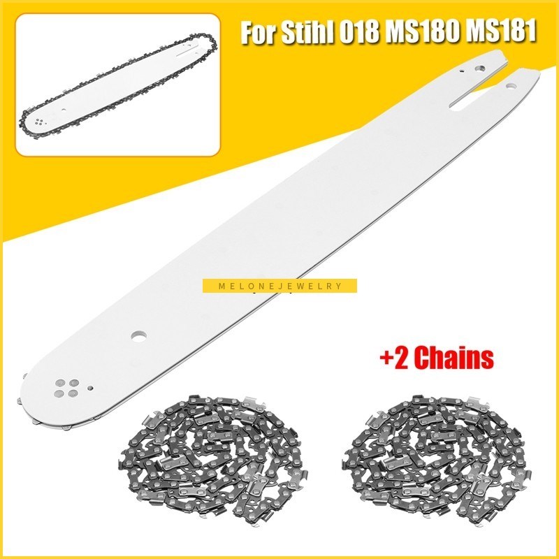 14 Inbch Bar +3/8L 2Pcs Chains Fit  Stihl 018 Ms180 Ms181 Ch