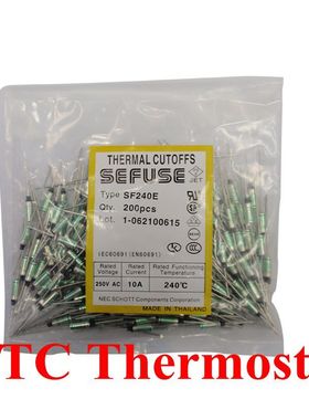 极速10pcs/lot SF2m40E SF240Y Thermal Fuse 10A/15A 250V RY 24
