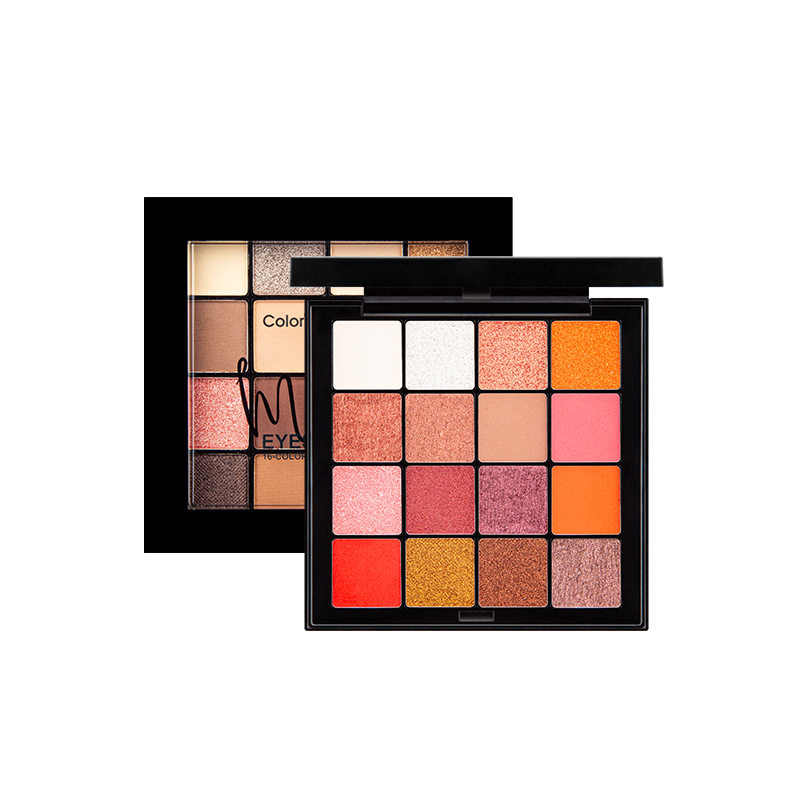 极速瑞丽彩妆16色眼影盘大地色哑光珠光化妆品V大地色眼影美妆,彩妆/香水/美妆工具,眼影,淘宝优惠券,粉丝福利购,淘宝优惠卷