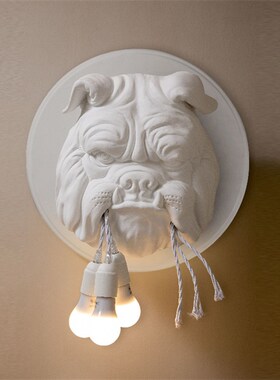 极速Animal Dog Wall pLamp Living Room Decoration Corridor Pe