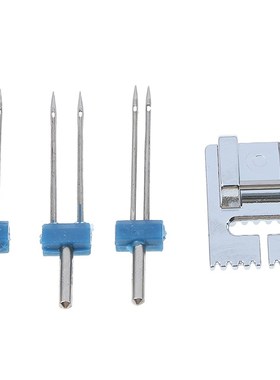 极速1Set Grooves Pinturck Presser Foot + 3 Sizes Double Twin
