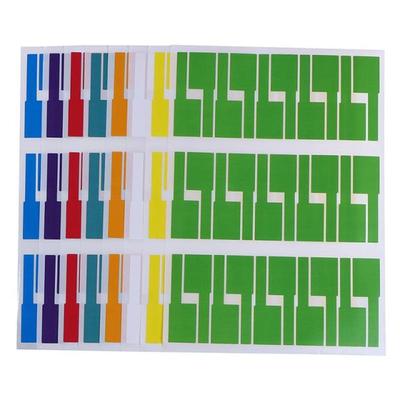 极速300Pcs Self-adhesivse Cable Labels Waterproof Identifica