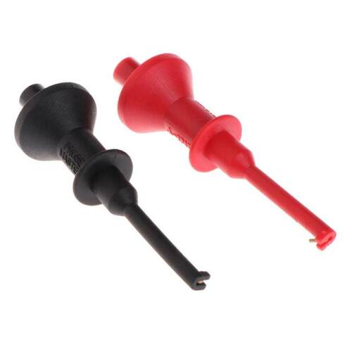 极速2Pcs Test Hook Clip Multimeter Test Lead Extension .Prob