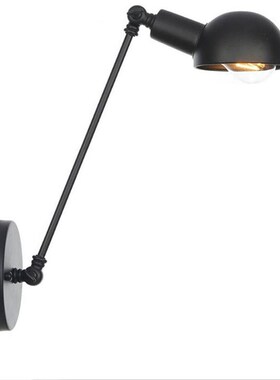 极速Loft Industrial adjustable long swingL arm Wall lamp Fix