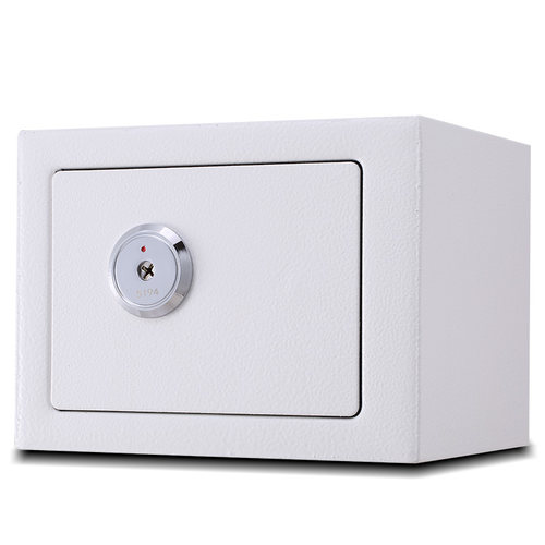 极速【实体店】钥匙小柜17/20CCM保管箱老人保险柜机械锁家用床头