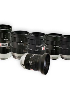 极速工业镜头 C口 焦距8mm 12mm 16Cmm 25mm 50mm工业相机镜头500