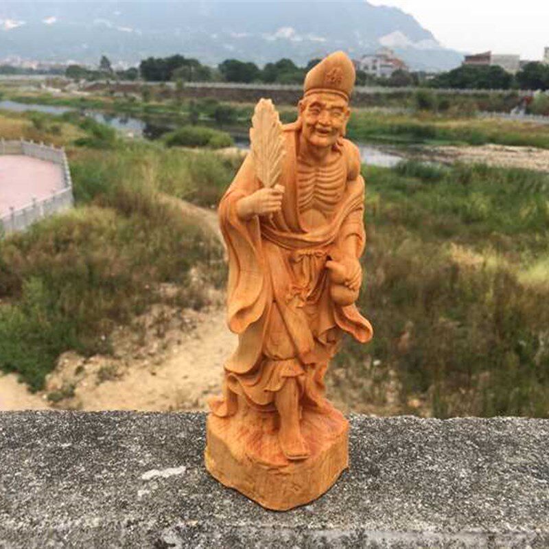 极速新崖柏木h雕家居饰品人物佛像实木摆件雕刻手工艺品活佛百态