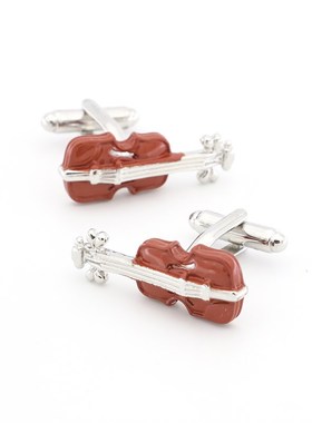 极速Music Seriesl Men Fashion Cuff Links Musical Instrument
