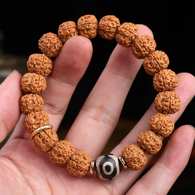 极速树王爆肉小金刚菩提子手串原籽五瓣佛珠男手串六W瓣文玩盘玩