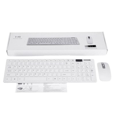 极速2.4G Wireless Keyboard Mouse CSet Silent Keyboard and Mo
