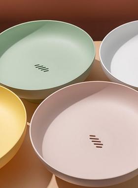 极速Home Fruit Bowl Multiple Functions anLd Hollow Base Desi