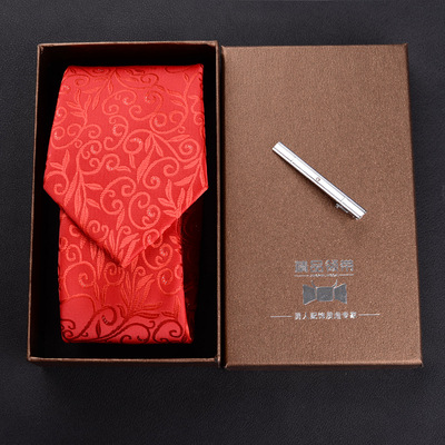 极速领带男正装黑色商务8cmz英伦韩版职业工作男士结婚礼盒装送礼