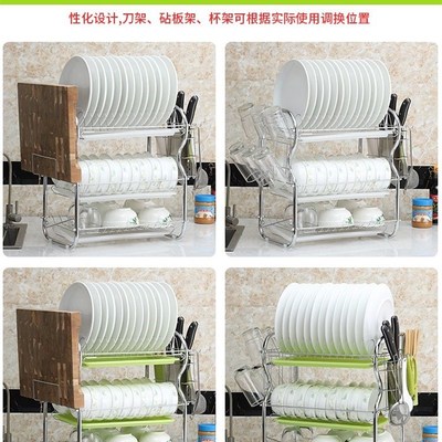 极速Three floors of the kitchen Cshelf table cupboard bowl r