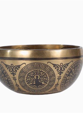 尼泊尔手工阿弥陀佛满月钵颂钵佛钵声音悠扬音疗钵佛音碗装饰摆件