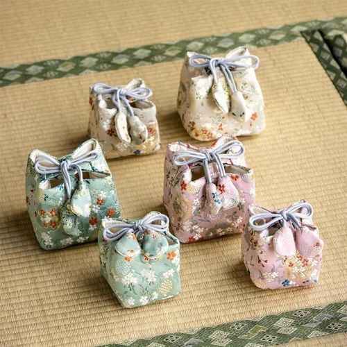 茶茶壶杯收纳袋盖碗布袋棉麻可携式旅行布包提绳杯袋茶道零配糖果