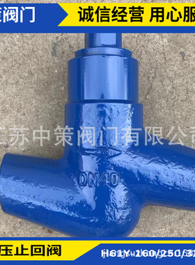 高压焊接H61Y-320止回阀12Cr1MO 合金钢高温高压止回阀H61Y-160C