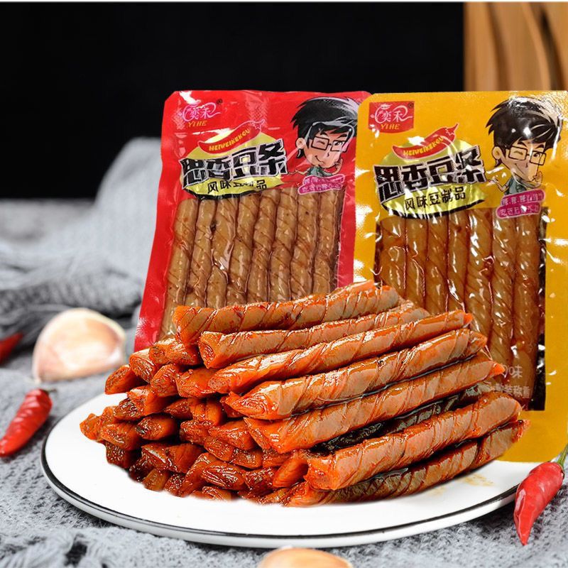 麻辣零食小豆筋辣条相思卷豆条豆皮休闲食品小吃豆干独立小包装