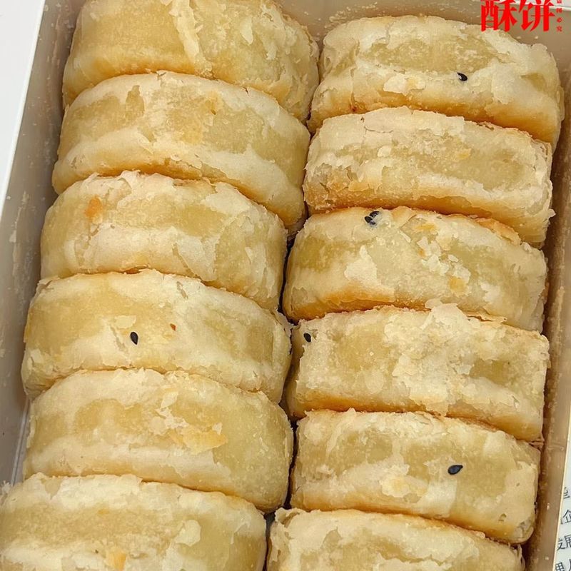厦门板栗饼老式手工潮汕绿豆糕点零食闽南传统小吃松软新鲜速发图片