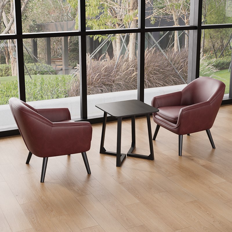 复古酒吧咖啡厅休闲清吧甜品奶茶店桌椅I组合卡座沙发接待洽谈商