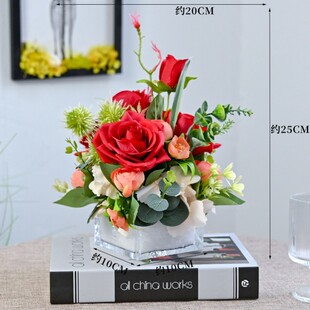 会场办公茶几花篮开业摄影商务花束马年布置氛围年会美陈方杯橱窗