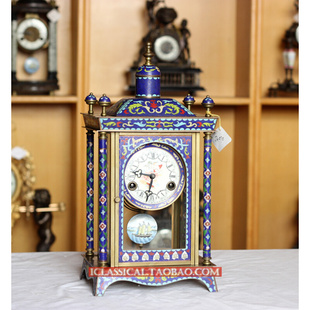 仿古钟表 古典钟表 工艺摆设 景泰蓝钟表 钟表 时尚 欧式