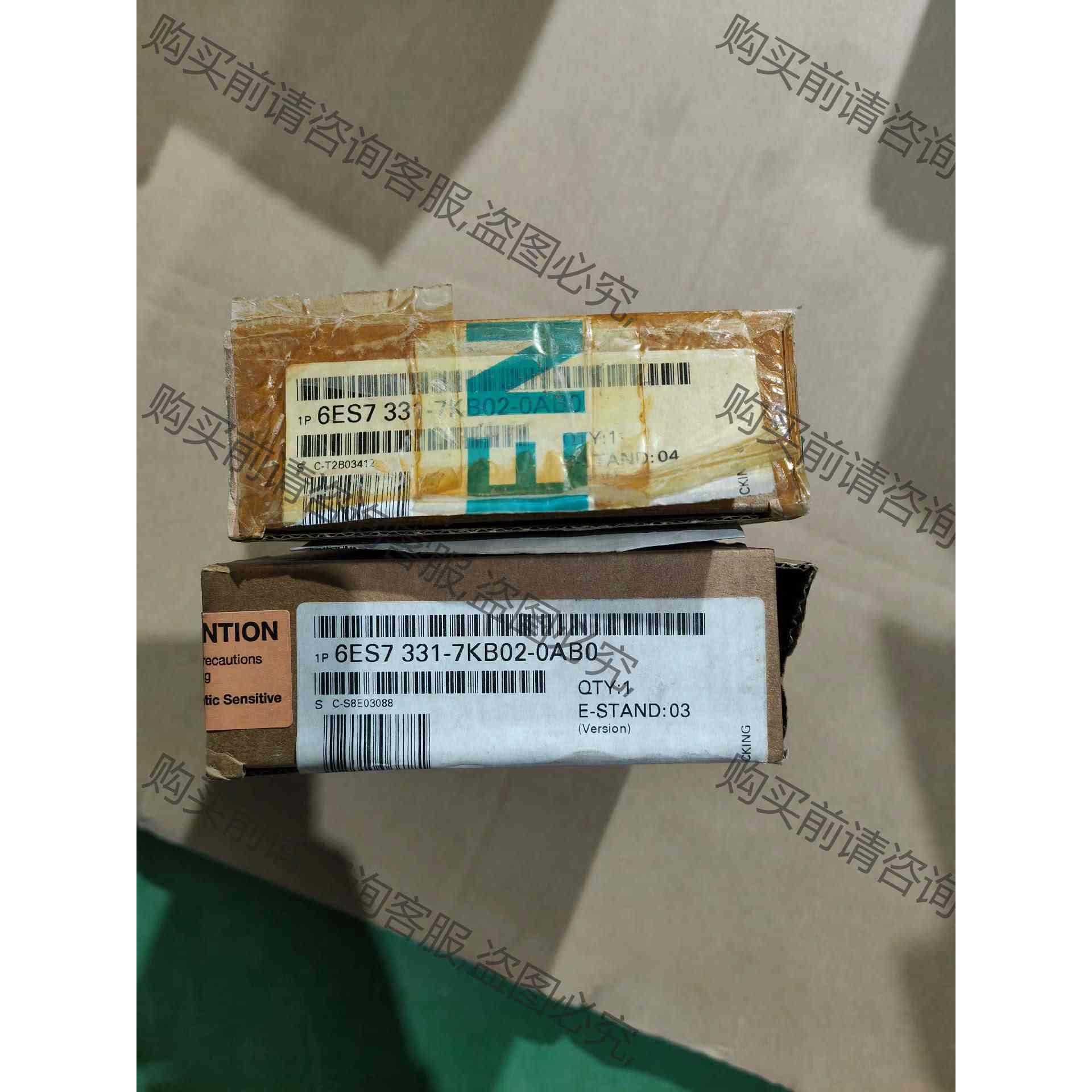 库存6ES7331-7KB02-0AB0.实物图片，功 拍前议价