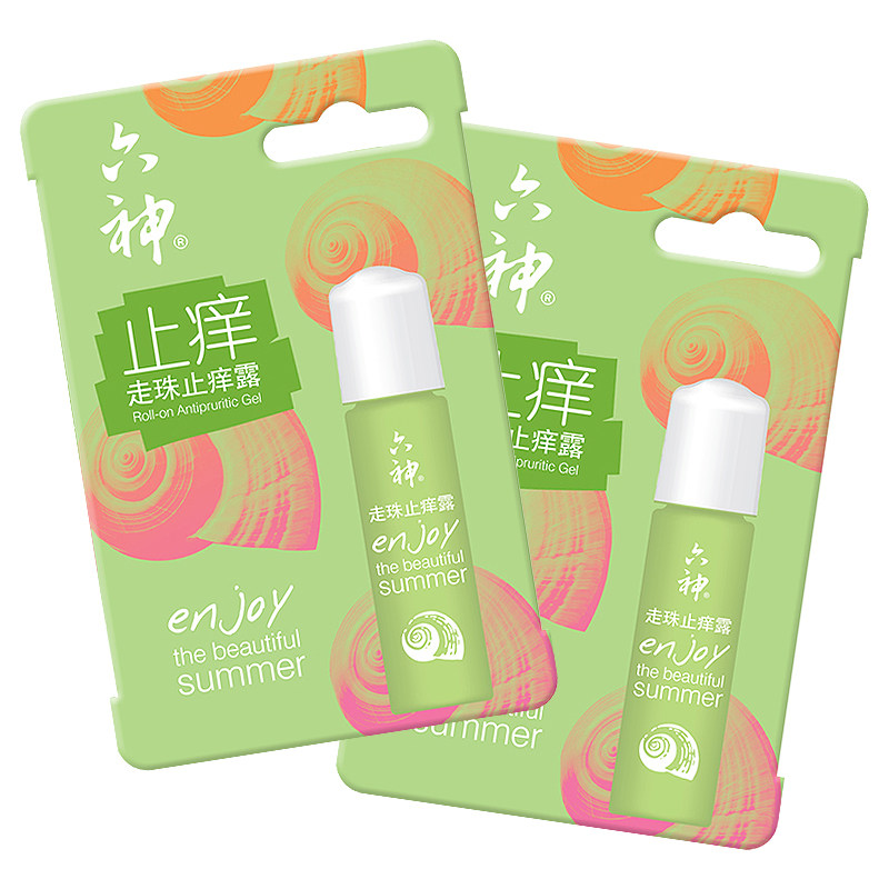 六神走珠清凉露止痒露清凉止痒蚊虫蚊子叮咬夏季爽身滚珠便携9ml