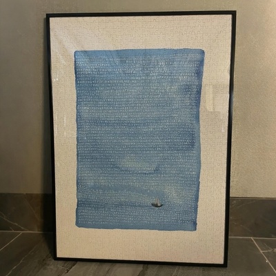 藏了很久的蓝拼图相框礼物推荐