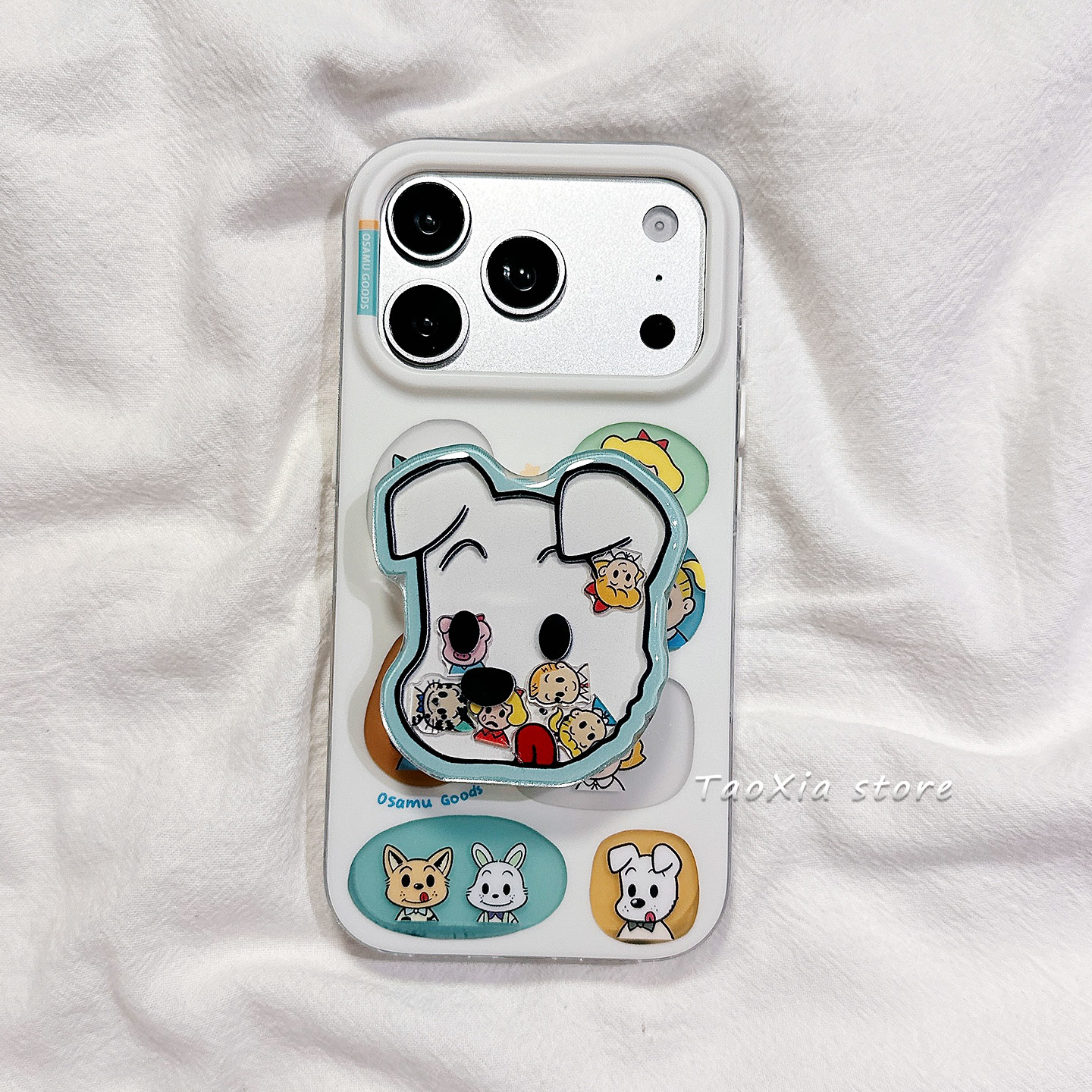 适用于iPhone原田治卡通手机壳图片