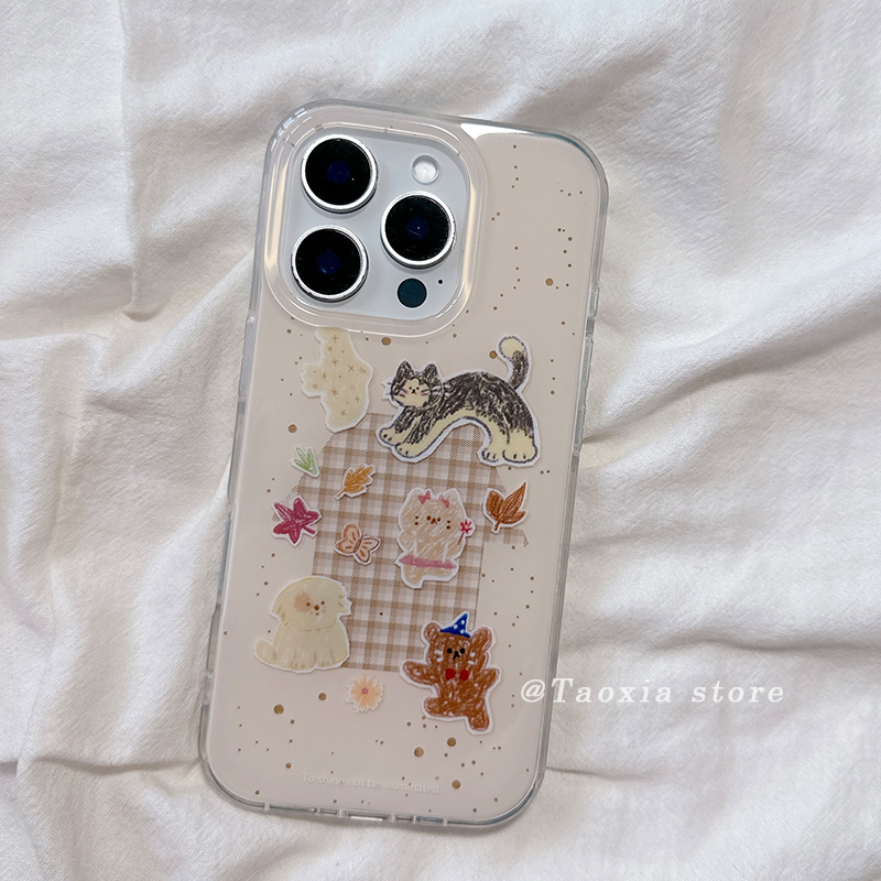 适用于iPhone亚克力可爱手机壳