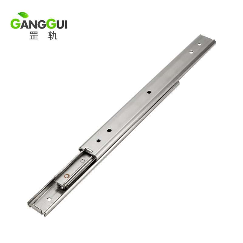 SSRXC27三节不锈钢滑轨IDA78三节线性滑轨IDA74 SSRP27不锈钢弾片