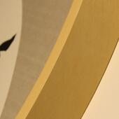 知足常乐字画脚印宝宝周岁足印手写书法小脚丫满月平安喜乐挂画框